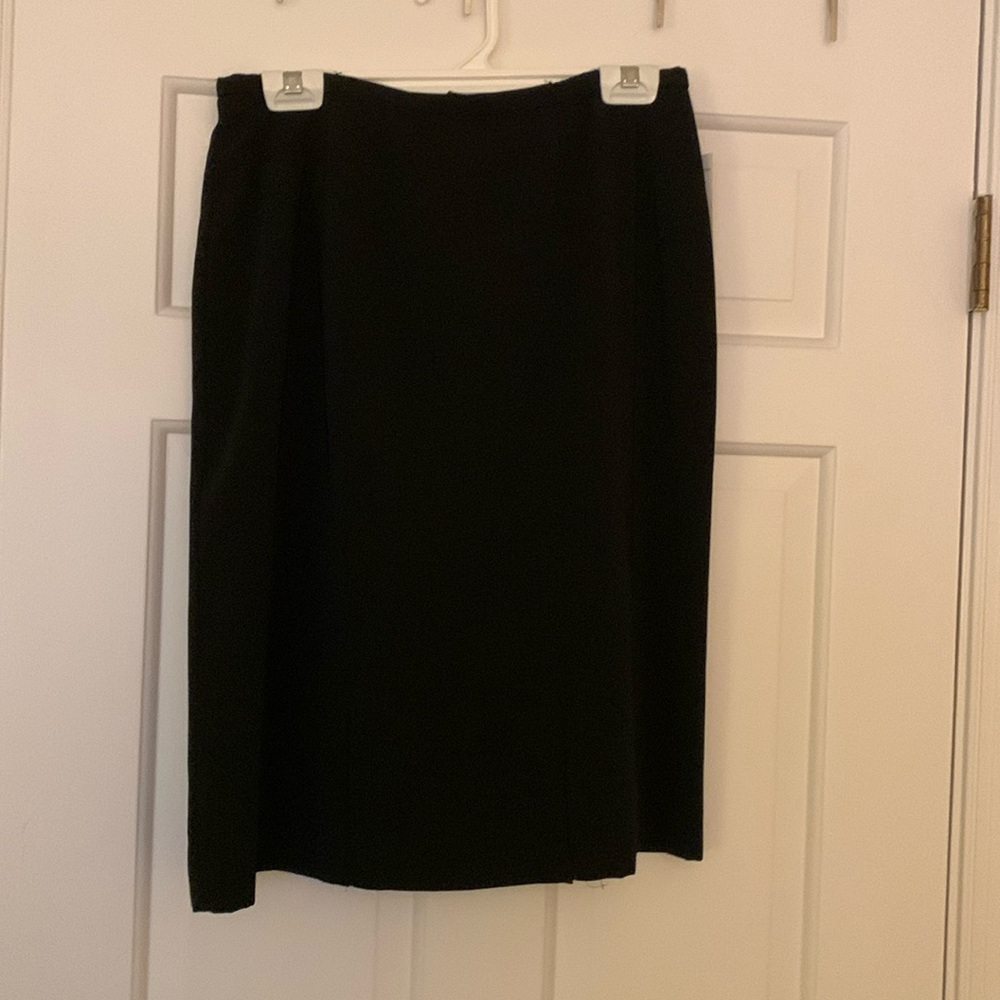 Black lined Norton McNaughton Skirt